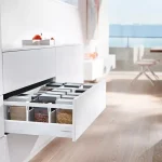 K-BLUM Antaro D 500 mm/65 kg, Blumotion/TOB, fehér SW, csavar Expressz szállítás