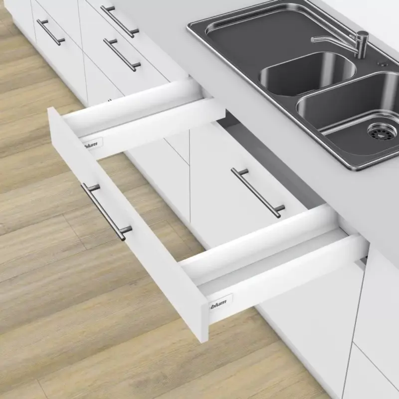 Olcsóbb K-BLUM Antaro M 450 mm/30 kg, Blumotion/TOB, szürke R9006, inserta, mosogató