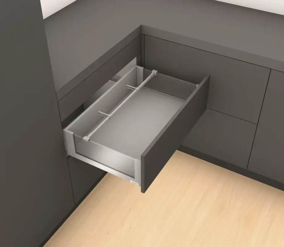 Végkiárusítás K-BLUM Legrabox C Free 500 mm/40 kg, Blumotion/TOB, sötétszürke OG-M, expando