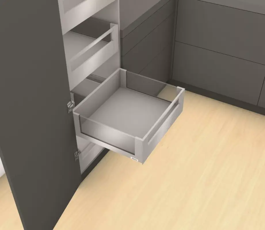 K-BLUM Legrabox C Free 500 mm/40 kg, Blumotion/TOB, fehér SW-M, belső, üveg Vedd meg online
