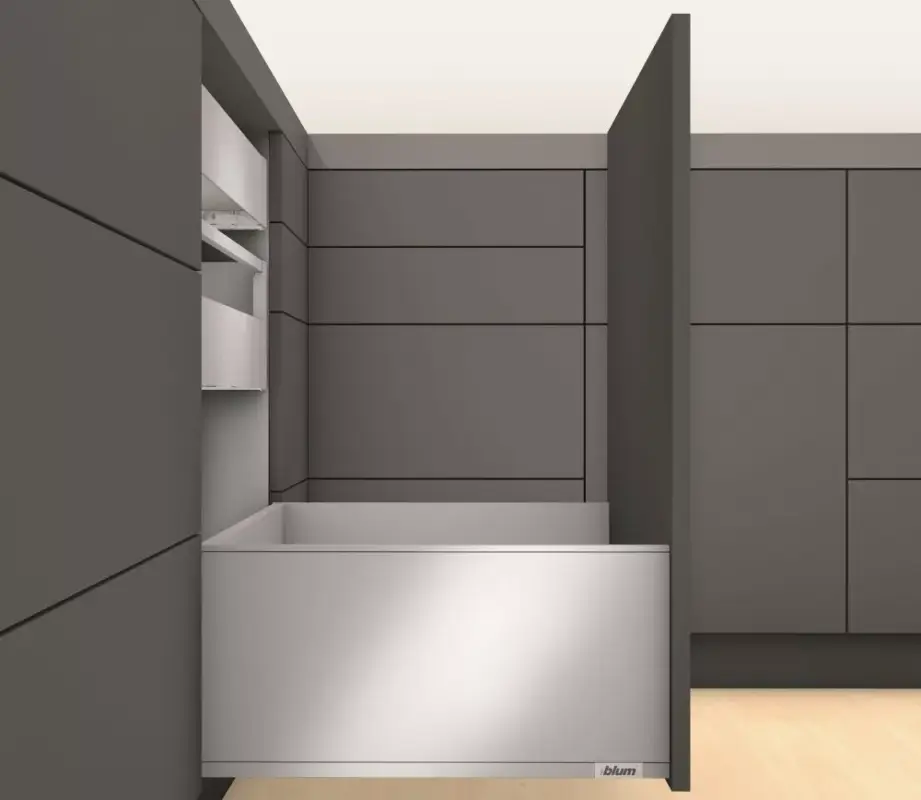 Vedd meg most K-BLUM Legrabox F 550 mm/40 kg, Blumotion/TOB, sötétszürke OG-M, csavar