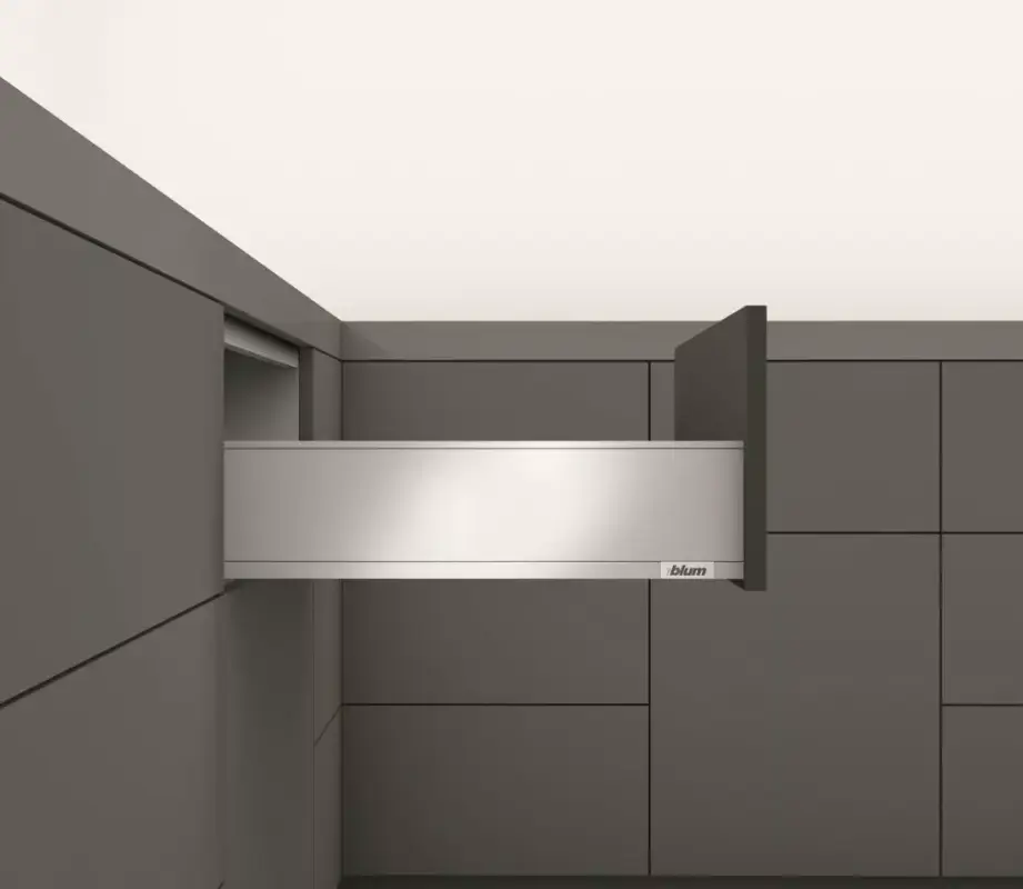 K-BLUM Legrabox K 500 mm/70 kg, Tip-on, fehér SW-M, csavar Biztonságos fizetés
