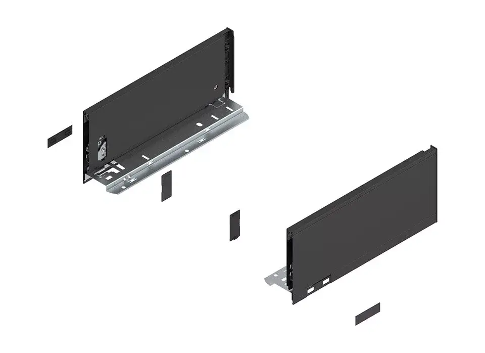 Expressz szállítás BLUM 770K3002S oldalfal Legrabox K 300mm fekete