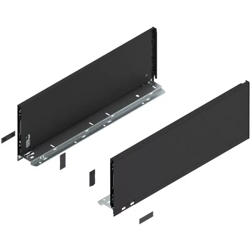 Utolsó esély BLUM 770C5502S oldalfal Legrabox C 550mm Karbonfekete matt CS-M