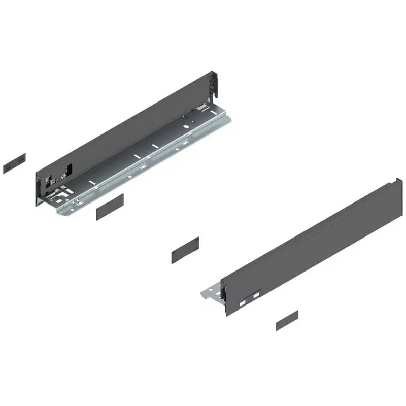 Nézd meg most BLUM 770N4002S oldalfal Legrabox N 400mm szürke