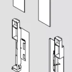 Vedd meg most BLUM ZI7.2CI0 front rögzítő Legrabox C nemesacél