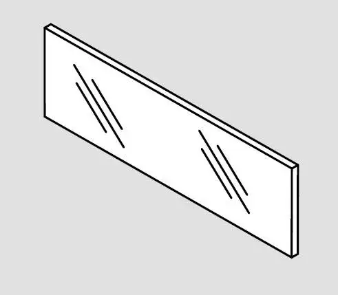 Kedvezmény BLUM ZE7V482G üveg frontra Legrabox 600/70mm