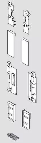 Expressz kézbesítés BLUM ZI7.2CS0 front rögzítő Legrabox C Polar Silver