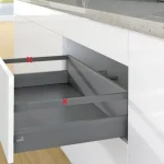 Végkiárusítás K-HETTICH Arcitech, front kihuzású, antracit, 450/94/186, 40kg, SiSy
