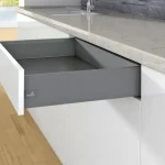K-HETTICH Arcitech, front kihuzású, antracit, 500/126, 40kg, SiSy Akció