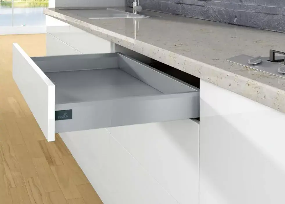 Szuper ajánlat K-HETTICH Arcitech, front kihuzású, ezüst, 300/94, 40kg, SiSy