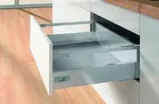 K-HETTICH-Atira komplett 350/144 mm ezüst Azonnali szállítás