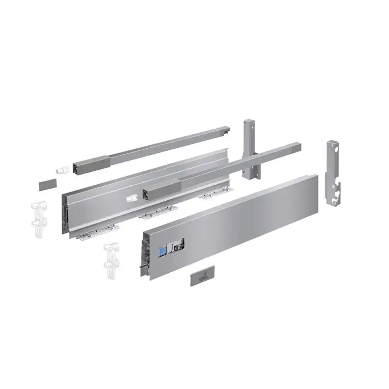 Expressz kézbesítés HETTICH 9307228 Atira flexi szett komplett 520/176 ezüst reling előlaprögzítő