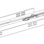 Outlet K-HETTICH InnoTech Atira, front, fehér, 520/70/176 relingel együtt, 30kg SiSy