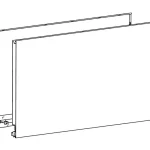 Prémium HETTICH 9255147 AvanTech You oldalfal 251/350 fehér J