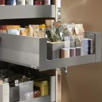 K-BLUM Merivobox E Boxcap 600 mm, 70 kg, Indium szürke, belső, üveg Biztonságos fizetés