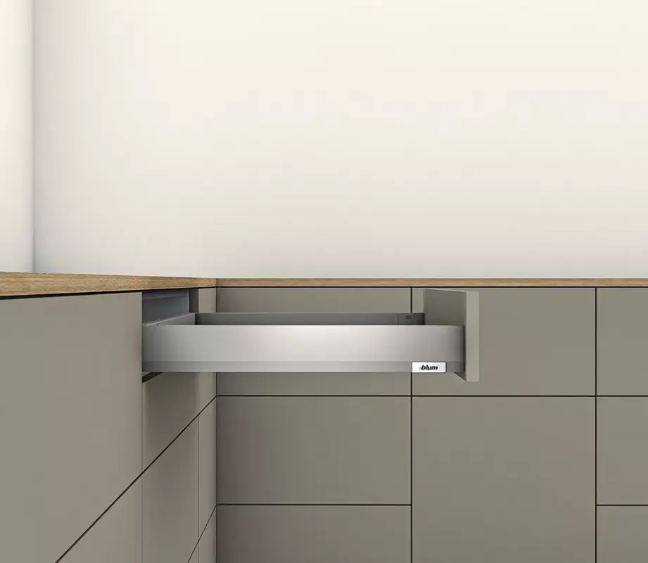 K-BLUM Merivobox N 500 mm, 40 kg, Indium szürke, csavar Azonnali szállítás