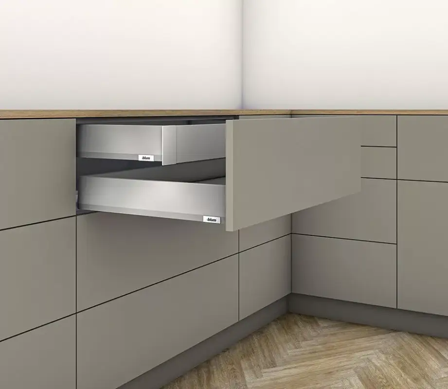 K-BLUM Merivobox M 350 mm, 40 kg, Indium szürke, belső Azonnali szállítás