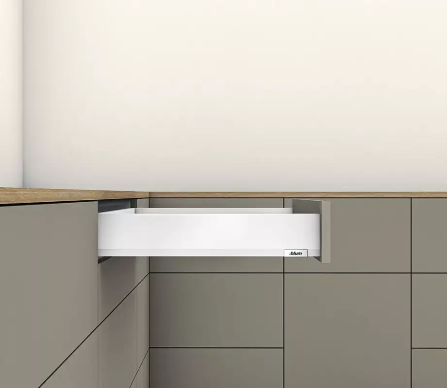 K-BLUM Merivobox M 450 mm, 70 kg, fehér, csavar Gyors kiszállítás