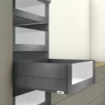 K-BLUM Merivobox E Boxcap 600 mm, 40 kg, Orion szürke, belső, üveg Legkelendőbb