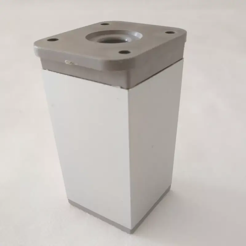 Árcsökkenés GM7042 Bútorláb, szögletes, matt alumínium színű, 80 mm