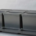 Utolsó esély Szelektív kukarendszer, 3 tartályos, kivehető