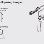 GM_172_UA Üveges Panelrögzítő, antracit, 172 mm Vedd meg most
