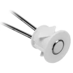 Végkiárusítás Érintős kapcsoló, fehér, fényerőszabályozóval, 12V, Max 24W, Mini AMP csatlakozóval