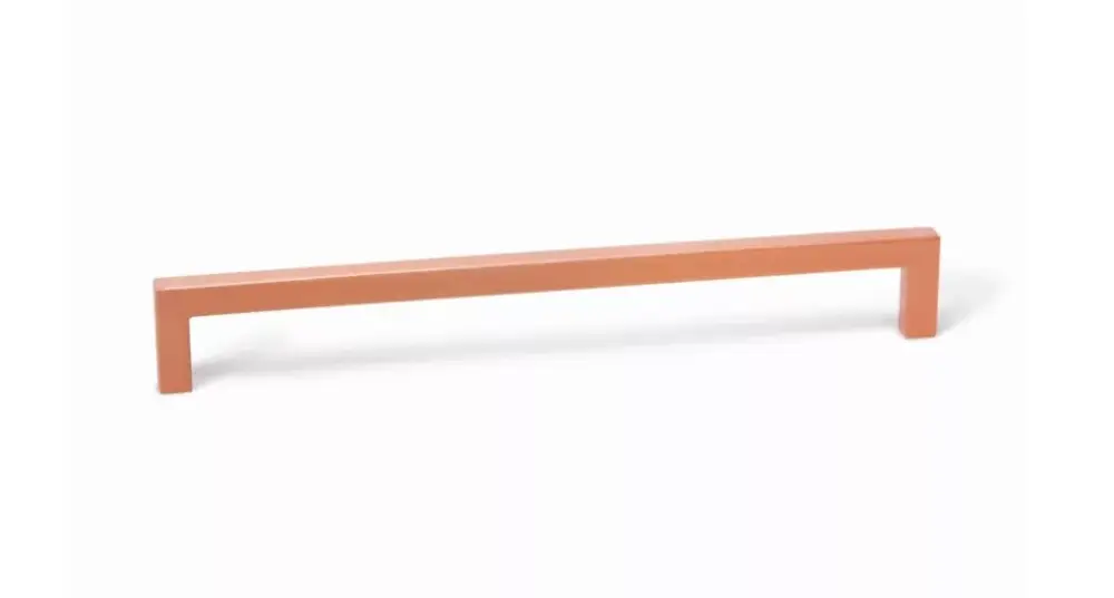 VIEFE U - fém bútorfogantyú, Csiszolt vörösréz színű, 192 mm furattávval Szuper akció
