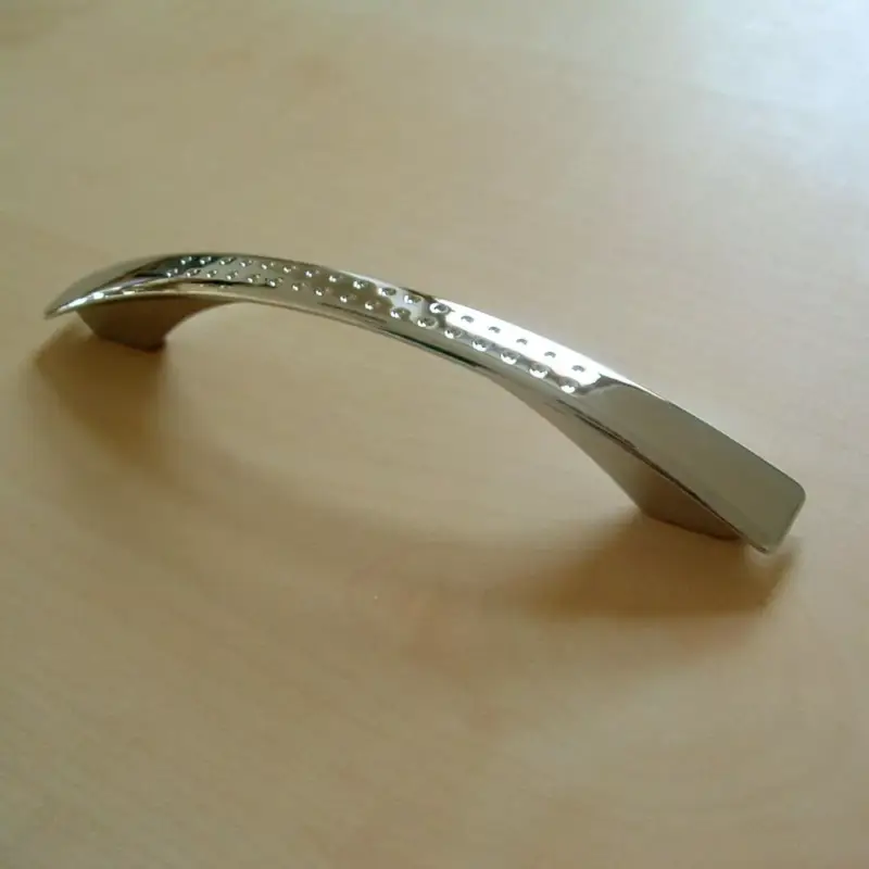 Metal Möbelgiff, BA 128 mm, chrome glänzend Prémium
