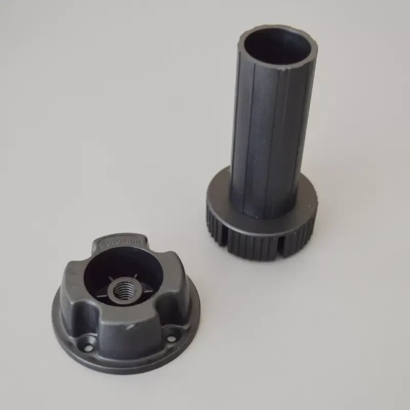 Verstellbarer Kunststoff-Möbelbein, 3 Stück, schwarz, 150 mm Utolsó esély