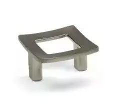 FRAME Möbelknopf aus Metall, Edelstahl 41x41 mm Azonnal elérhető