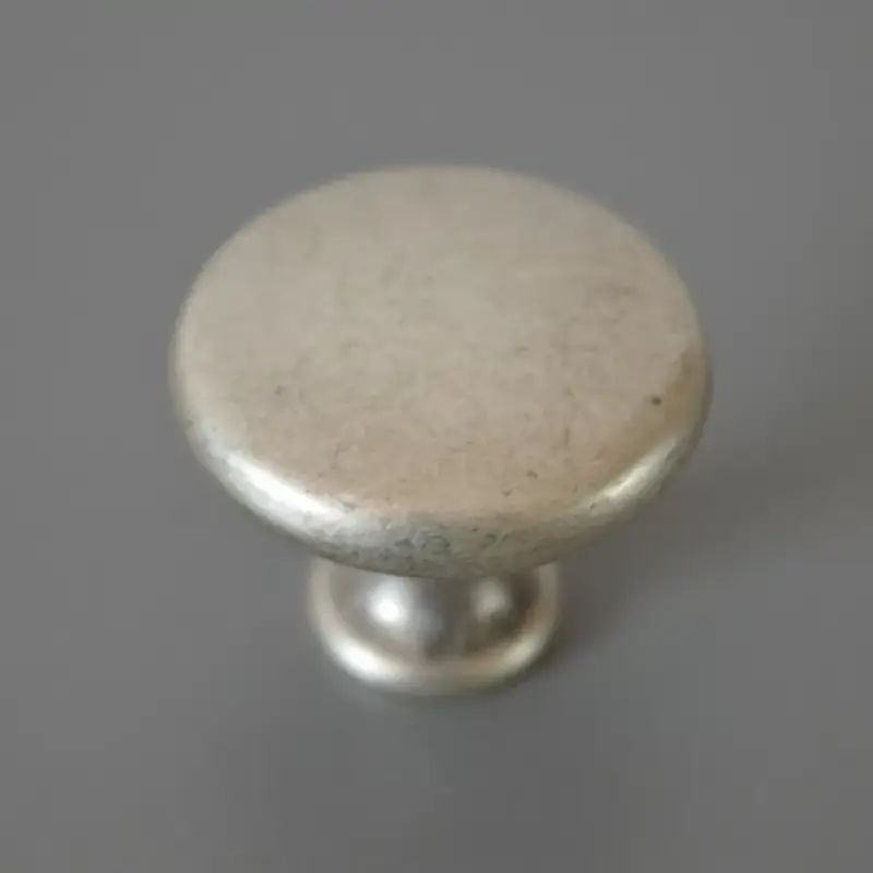 Metall-Möbelknopf, Ecke silber Expressz kézbesítés