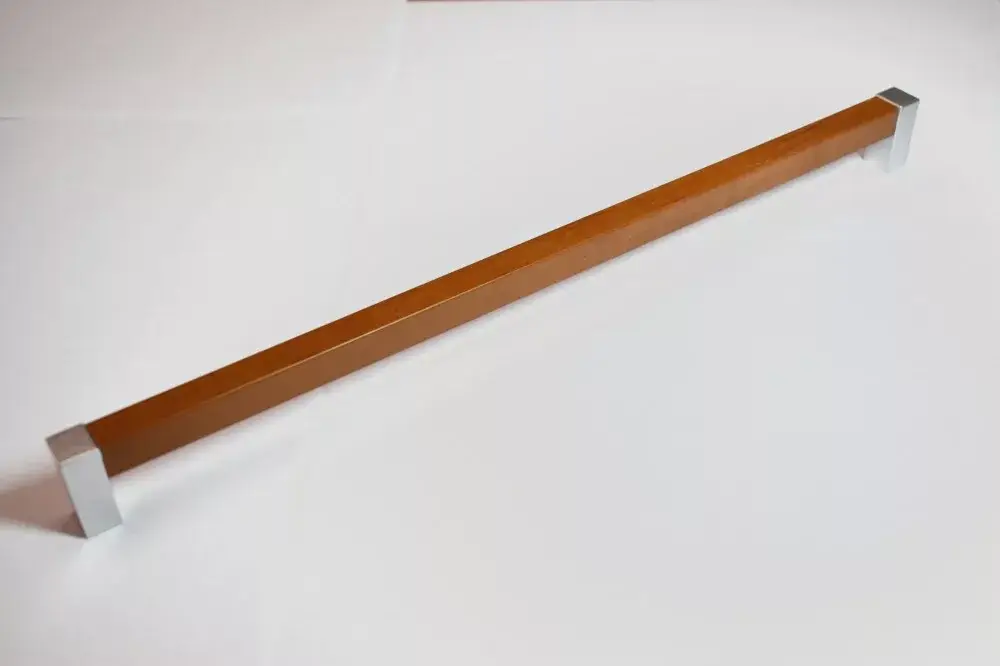 Kiárusítás Kunststoff-Möbelgriffe, Kunststoff in Chrom- und Holzoptik, 320 mm Lochweite, Modern Style