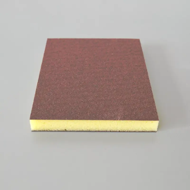 Biztonságos fizetés Schleifschwamm mit beidseitiger Schleifkornbeschichtung