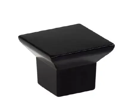 Schwarz lackierter Metall-Möbelgriff mit 16 mm Lochabstand Gyors kiszállítás