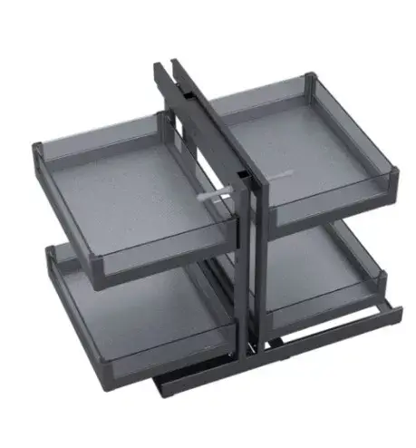 Chromauszug mit Gitter für Eckschrank Gyors szállítás
