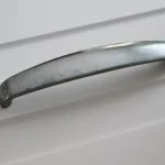 2495_160 Metall-Möbelgriff, Farbe Nickel antik, Bohrung 160 mm Gyors kiszállítás