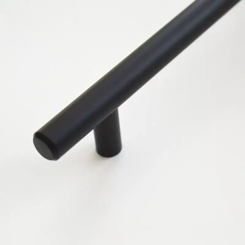Biztonságos fizetés Mattschwarzer Stangengriff, Möbelgriff aus Metall, Bohrung 128 mm