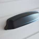 Népszerű EVER Möbelgriff aus Metall, matt schwarz farben, 128 mm Bohrung