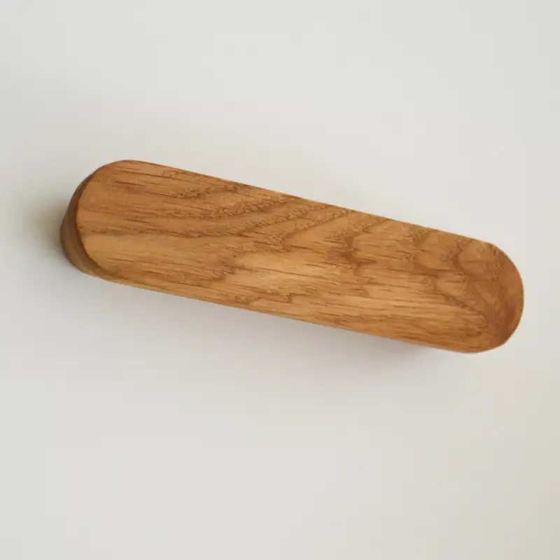 Kiárusítás OSLO_128, Möbelgriff aus Holz, Eiche geölt, 128 mm Lochabstand