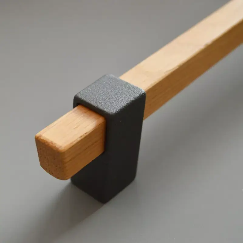 BEAM Antracit , Metall lackierter Eichenmöbelgriff, 160 mm Bohrungsabstand Gyors kiszállítás