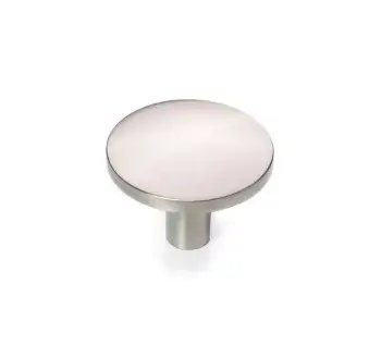 Lunar 49, Möbelknopf aus Metall in Satin nickel Vedd meg most