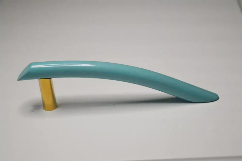 Retro-Metall, blau-gold, 96 mm Bohrungsabstand Rendeld meg most