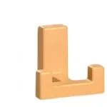 Újdonság Z313_MA Zange, strukturierte Oberfläche, Farbe mattgold