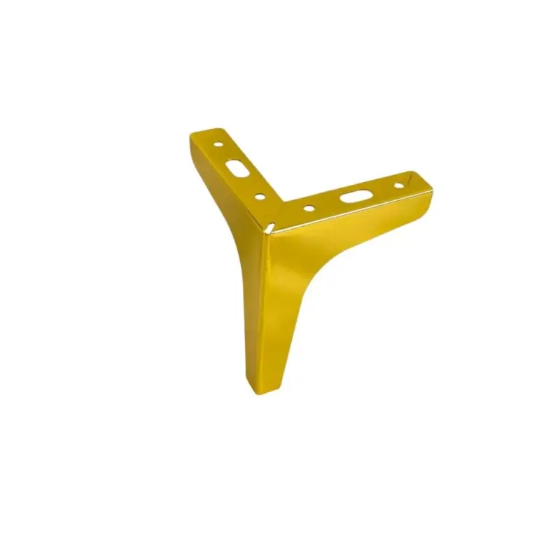 Glänzender goldener Möbelfuß, nicht verstellbar,modern, 150 mm hoch Gyors szállítás