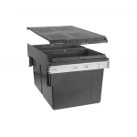 GTV szemetes 600-as korp., függesztett, előlaprögzítő 2x27 l Alacsony: 358mm Olcsó