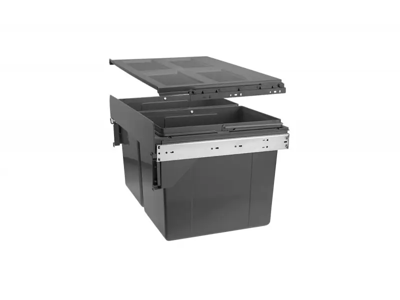 GTV szemetes 600-as korp., függesztett, előlaprögzítő 2x27 l Alacsony: 358mm Olcsó