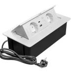 Ne maradj le Elosztó MULTISOFT, 2x 230V sch, USB-A+C, RJ45, 1,5m kábellel, fehér