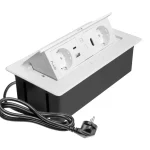 Elosztó MULTISOFT, 2x 230V sch, USB-A+C, RJ45, HDMI, 1,5m kábellel, fehér Utolsó esély